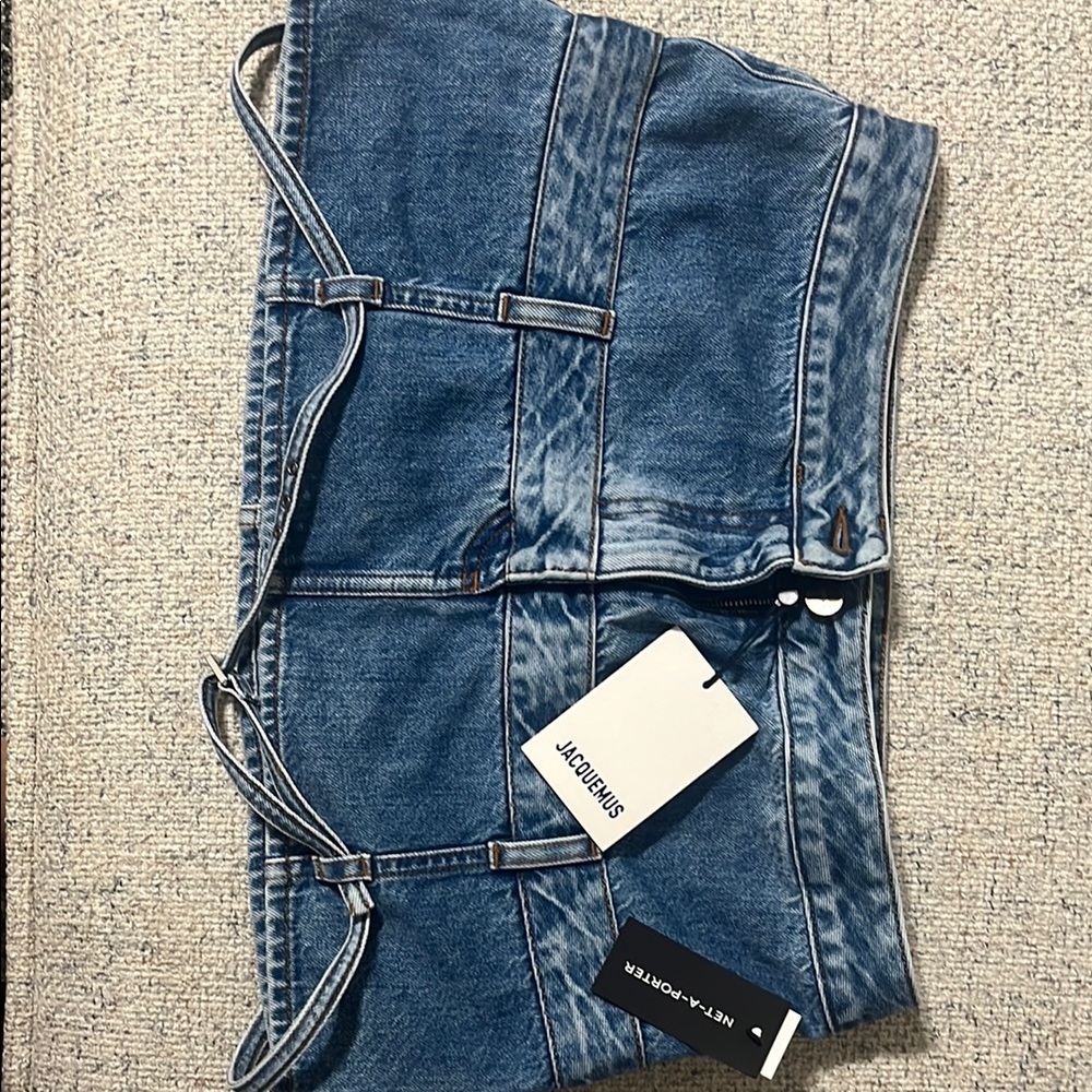 AUTHENTIC JACQUEMUS DENIM SKIRT